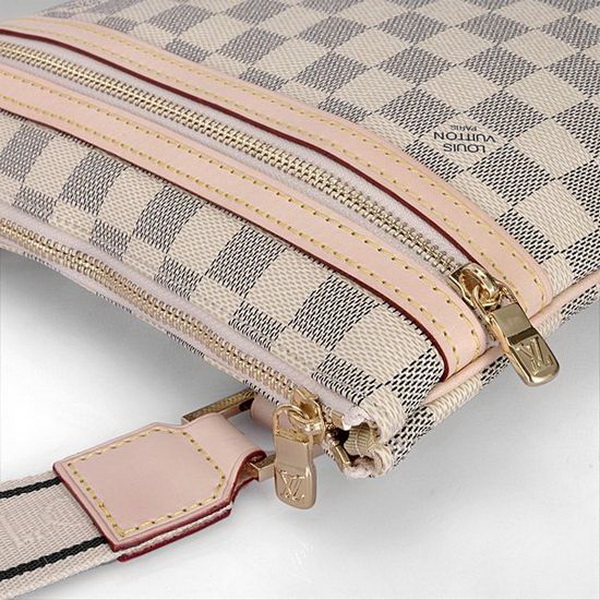 Louis Vuitton Damier Azur Canvas Pochette Bosphore N51112 Louis Vuitton Damier Azur Canvas Pochette Bosphore N51112